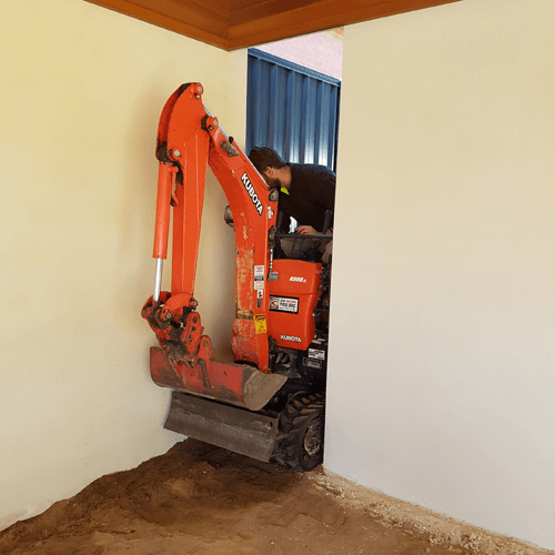 book mini excavator perth